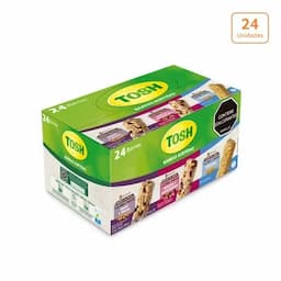 Barras surtidas Tosh arándanos, pasas y original x 24 unds x 23g c/u-0