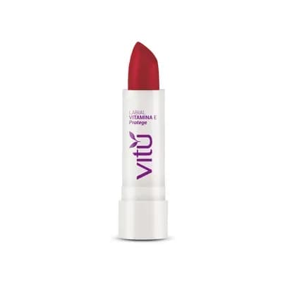 Labial Vitú Vitamina E Tono 8 Carmin x 2g