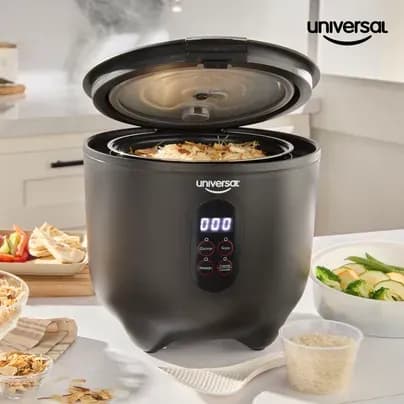 Olla arrocera digital x 5 tazas Universal