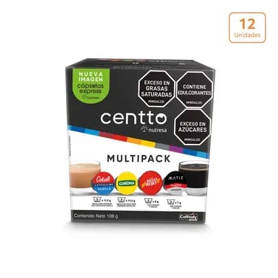 Cápsulas Centto surtidas x 108g x 12 unds