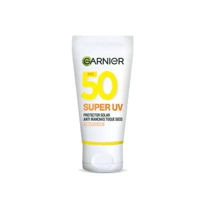 Protector Solar Garnier Super UV Toque Seco tono Claro 40g