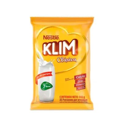 Leche en polvo KLIM Clasica bolsa x 840g