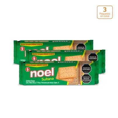 Galletas Noel Sultana Taco x 220g c/u