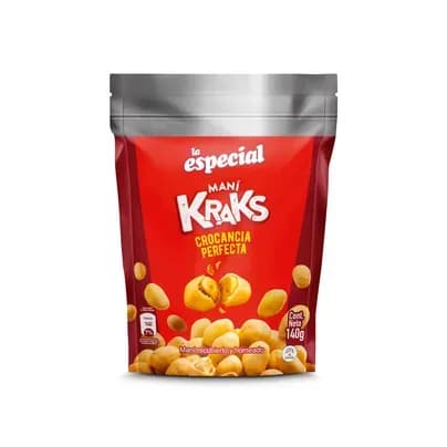 La Especial Maní Kraks Bolsa x 140g
