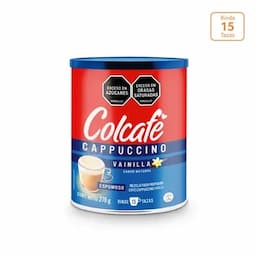 Cappuccino Colcafé Vainilla lata x 270gr -0