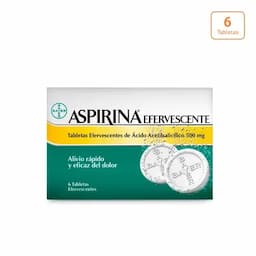 Aspirina Efervescente x 6 Tabletas-0