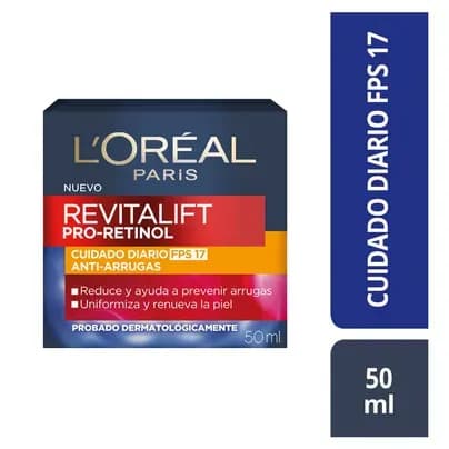 Crema Facial De Día Revitalift Retinol FPS17 x 50ml