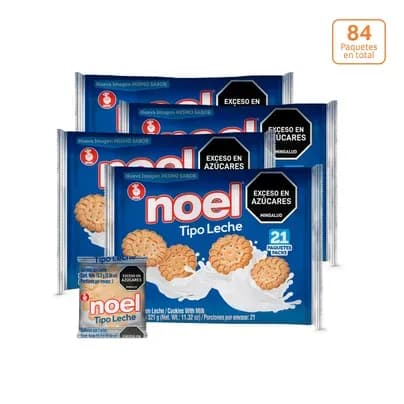 Galletas Noel tipo Leche x 321g x 21 Paquetes c/u
