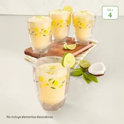 Set x 4 Vasos Esencia Citrica-0