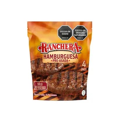 Hamburguesa Ranchera x 400g