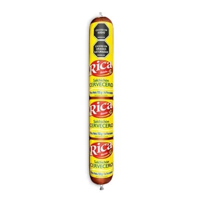 Salchichón Cervecero Rica x 700g