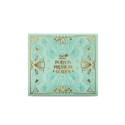 Polvo Facial Compacto Trendy Golden Tono 2 x 11g