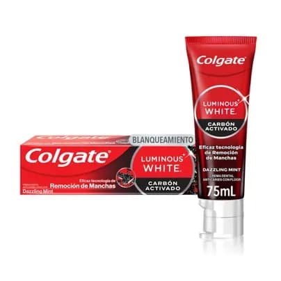 Crema Dental Colgate Luminous White Carbón x 75ml
