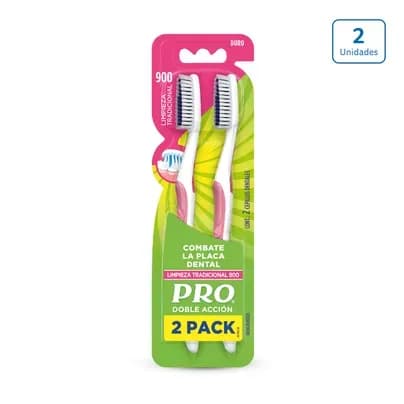 Cepillo Pro Oral B Doble Acción 900 x 2 unds