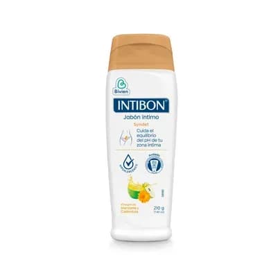 Jabón íntimo Intibon Vinagre y Manzana x 210g
