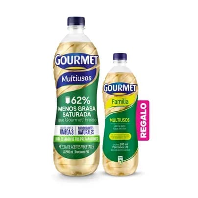 Aceite Gourmet® Familia multiusos x 900ml
