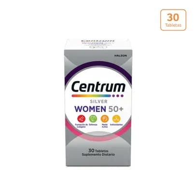 Multivitamínico Centrum Silver Women 50+ x 30 tabletas