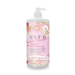 Loción Corporal Vitú Mora y Almendras x 1L Edición Amor y Amistad -0