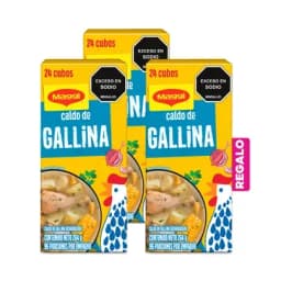 Paga 2 Lleva 3 - Caldo de gallina Maggi® x 264g c/u x 24 cubos c/u-0