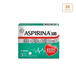 Aspirina 100 x 28 Tabletas-0