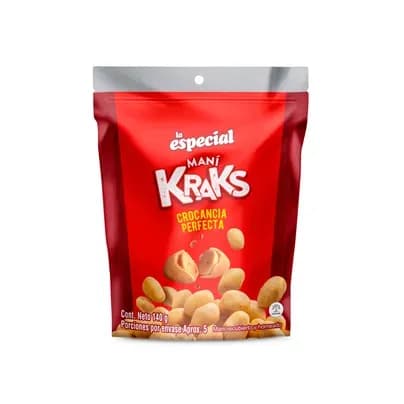 La Especial Maní Kraks Bolsa x 140g