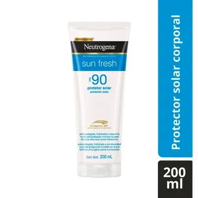 Protector Solar Neutrogena Sun Fresh FPS90 x 200ml