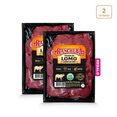 Combo Picada de lomo fino Ranchera x 300g Pague 1 lleve 2