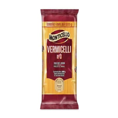 Vermicelli MONTICELLO x 1000g