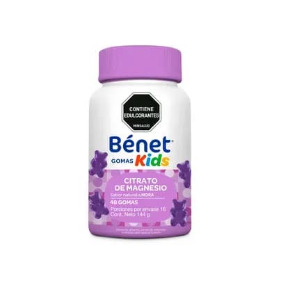 Gomas BÉNET Kids Magnesio x 48 unds x 144g