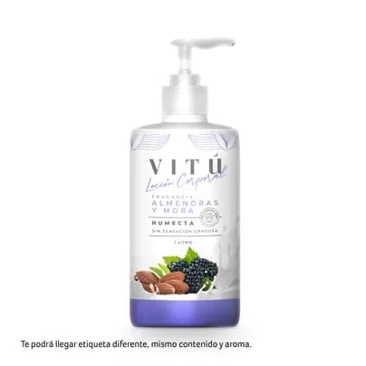 Loción corporal Vitú Mora y Almendras x 1L