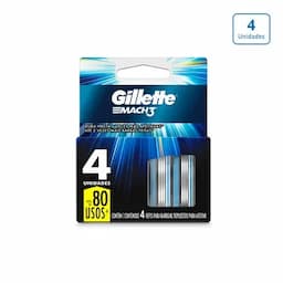 Repuesto Gillette Mach3 x 4 unds-0