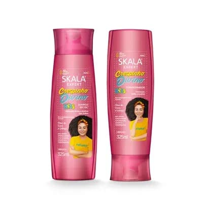 Shampoo + Acondiconador Skala Divino Potinho Kids x 325ml c/u