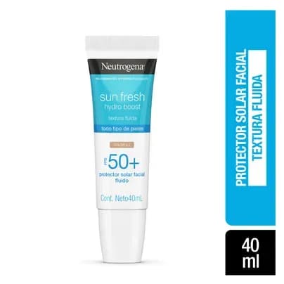 Protector Solar Neutrogena Sun Fresh Hydro Boost Con Color Fps 50 x 40ml