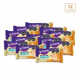 Galleta de helado La Fuente Vainilla x 12unds x 60gc/u-0