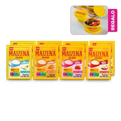 Combo Coladas Maizena Surtidas x 8 unds