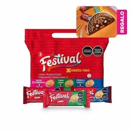 Galletas Festival sabores bolsa surtida x 36 unds-0