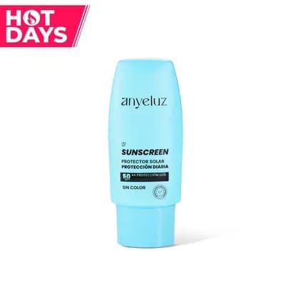 Protector solar facial Anyeluz SPF50+ Fusion Water Sin Color x 50ml