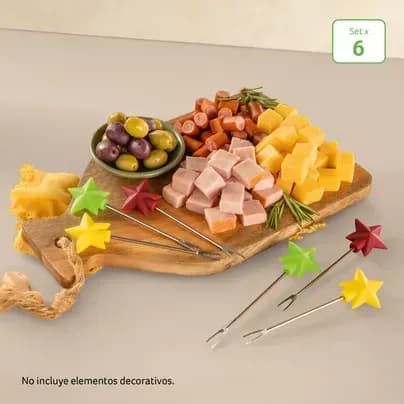 Set x 6 pinchos para mazorca