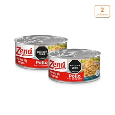 Pollo con antipasto Zenú x 80g c/u