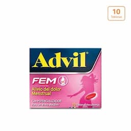Advil Fem x 10 Tabletas recubiertas-0