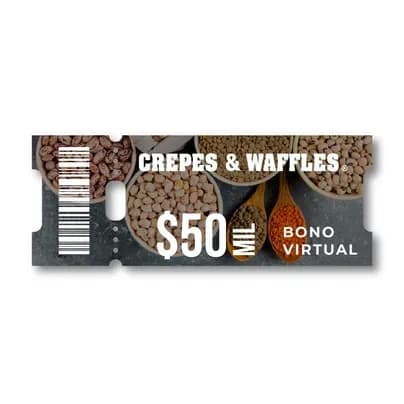 BONO VIRTUAL CREPES & WAFFLES 50000
