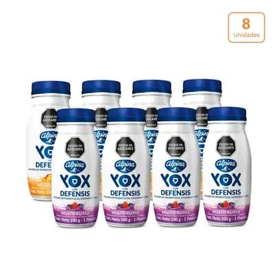Yox surtidos x 8 unds x 100g c/u