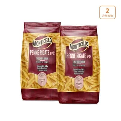 Penne Rigate Monticello x 500g c/u