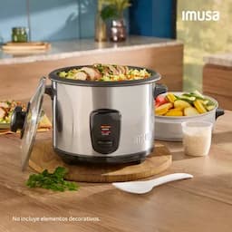Olla arrocera Inox Imusa x 5 tazas-0