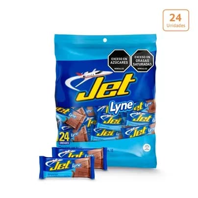 Chocolatina Jet Lyne x 24 und x 9g c/u