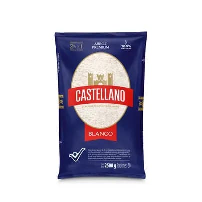 Arroz Castellano blanco x 2.500g