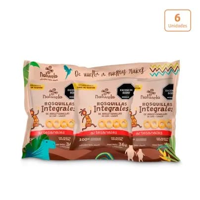 Rosquillas integrales Naturela x216g x6und