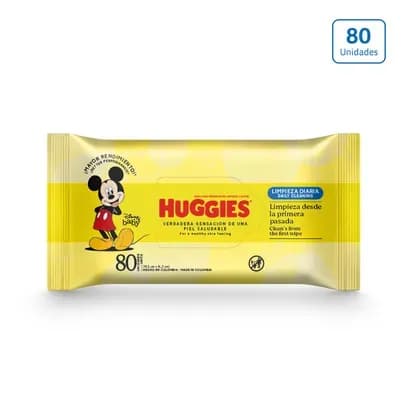 Toallitas húmedas Huggies Limpieza diaria x 80 unds