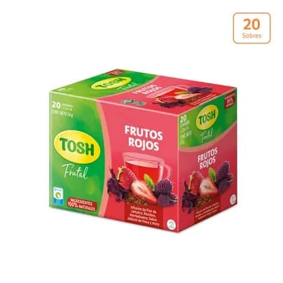 Infusión Tosh Frutos Rojos x 24g x 20 unds