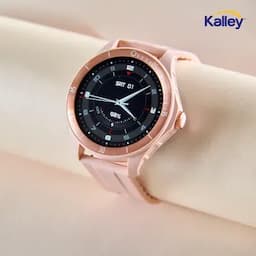 Reloj inteligente rosado y blanco Kalley-0